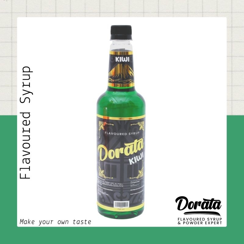 

Dorata Kiwi Syrup 750 ml - Sirup Dorata Rasa Kiwi Premium