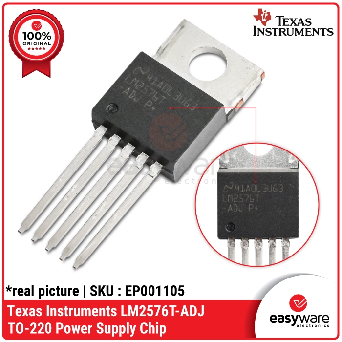 LM2576T-ADJ TO-220 IC DC DC Converter Step Down LM2576T ADJ ORIGINAL