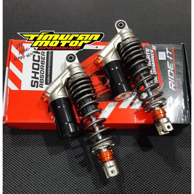 SHOCK RIDE IT GP277 NMAX NEW - AEROX 310 MM TITANIUM GREY