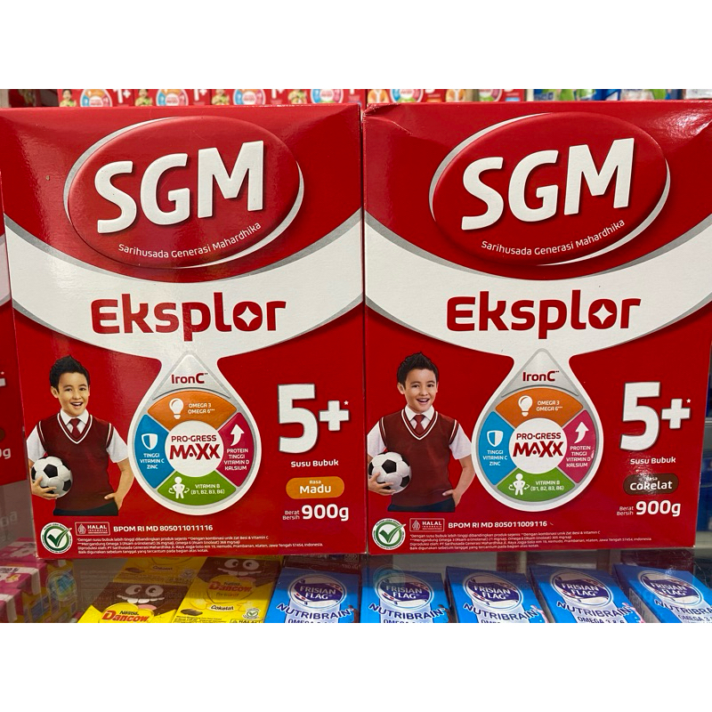 

Susu SGM 5+ madu/coklat 900 gram