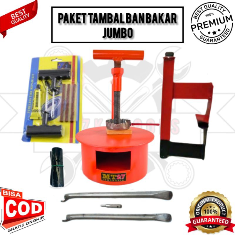 Tambal ban bakar super jumbo sepaket tambal ban bakar tambal ban TUBLES alat tambal ban