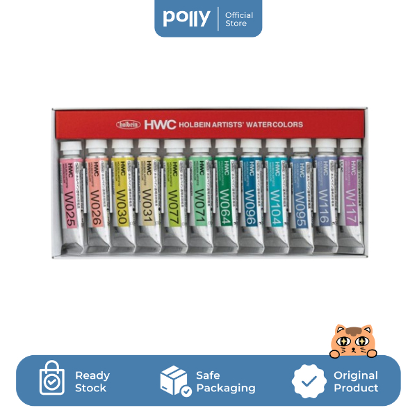 

HOLBEIN Artist Watercolor Set of 12 Colors Pastel Edition / Cat Air Premium