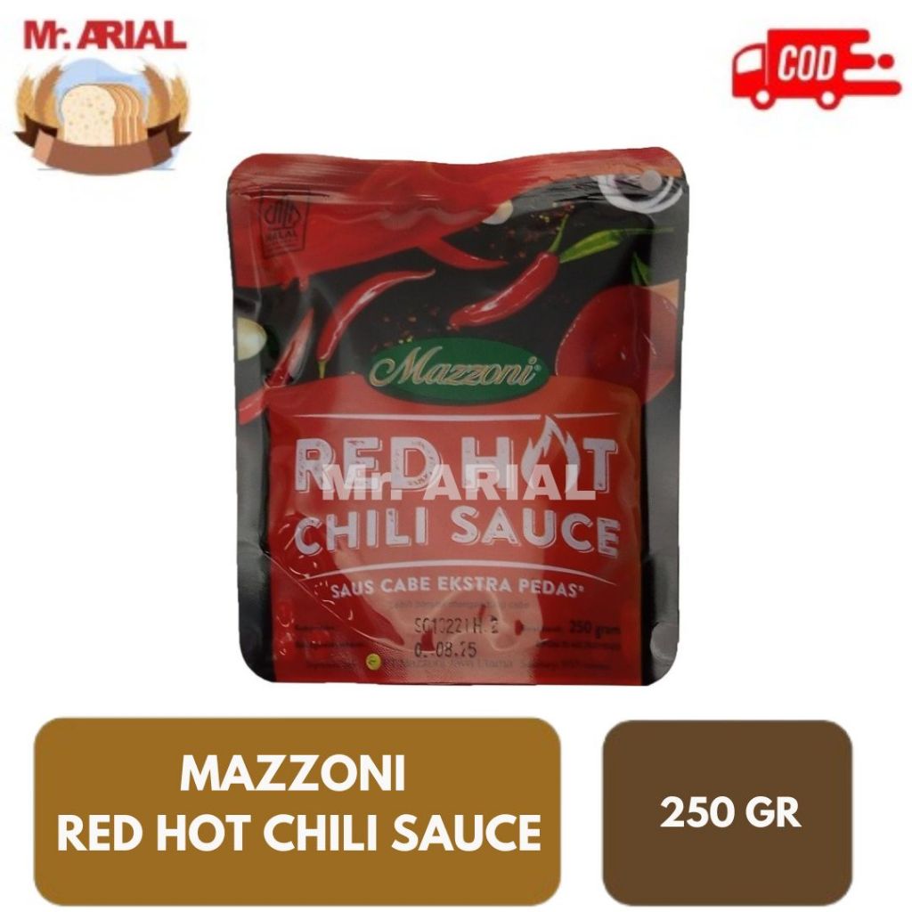 

Mazzoni Red Hot Chili Sauce 250 Gram