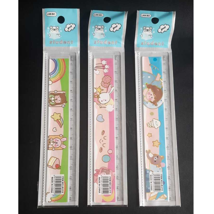 

(3PCS) Garisan / Penggaris / Ruler 20cm motif Anak2 (Mermaid/Animal) LB-20