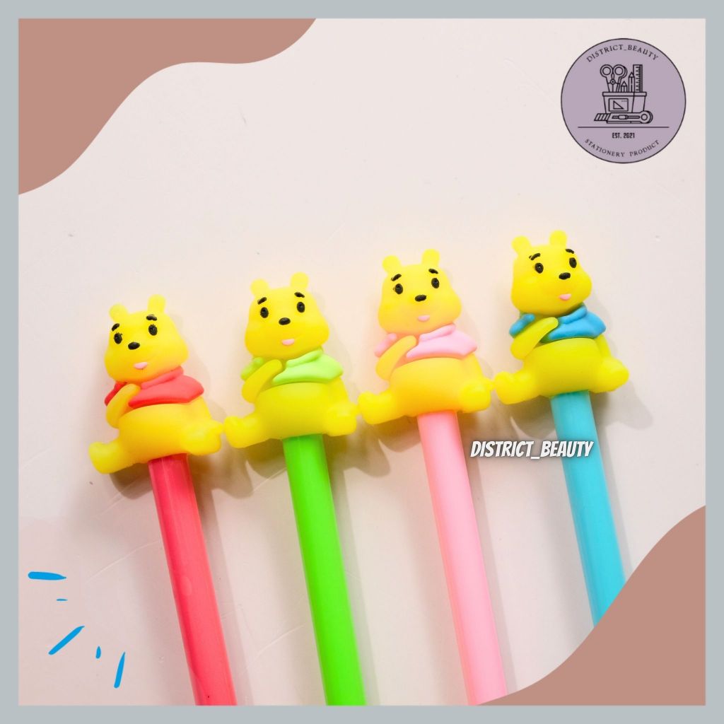 

PULPEN GEL KARAKTER WINNIE THE POOH PEN BONEKA POOH KUNING YELLOW PULPEN GEL PENA KARAKTER BERUANG KUNING LUCU TERMURAH