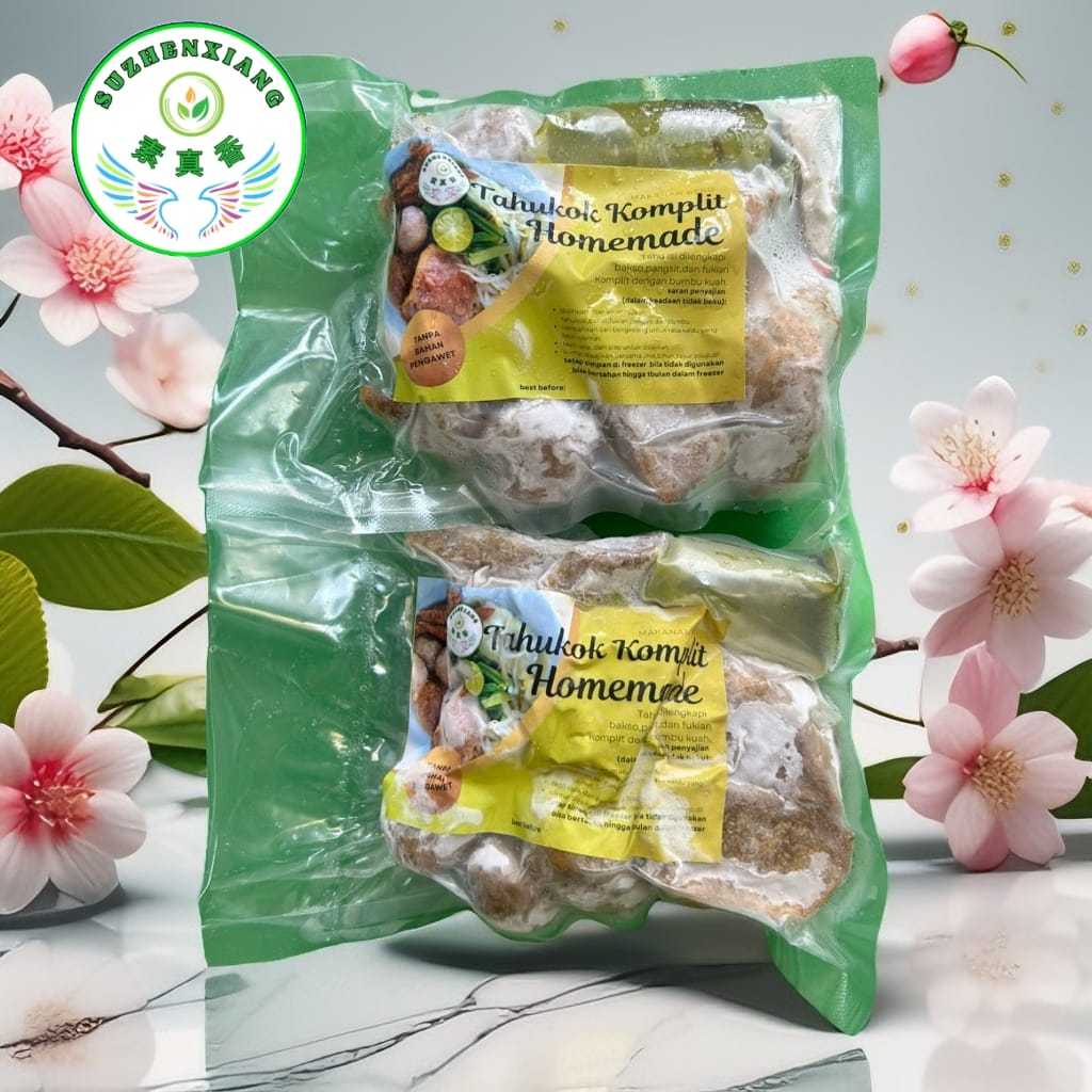 

Tahukok Komplit Homemade Vegan friendly tanpa telur tanpa susu