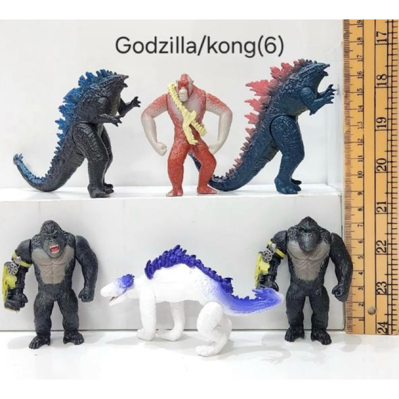 action figure godzilla feat king kong set isi 6