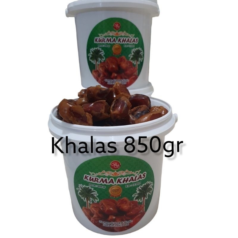 

Kurma Khalas ember 850gr kurma khalas saad