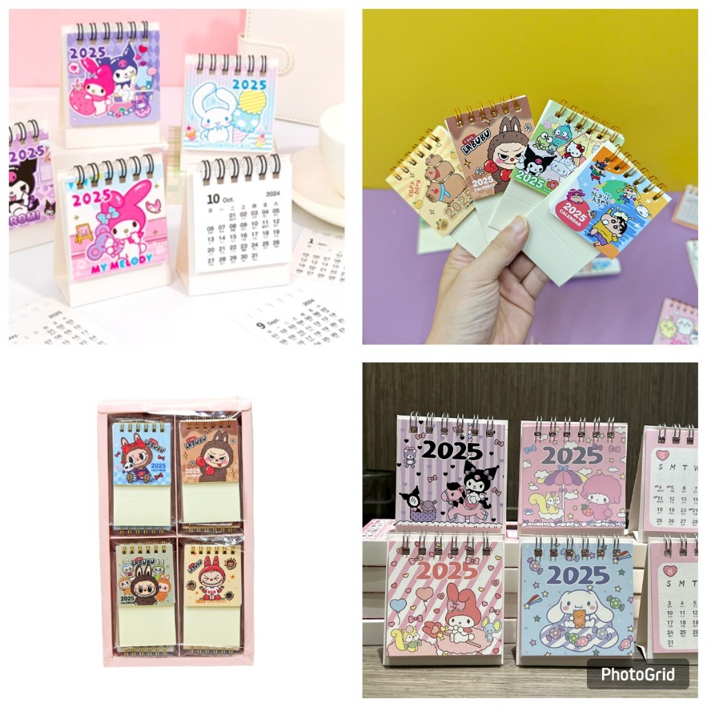 

(DELIN) KALENDER MINI 2025 SANRIO KALENDER LABUBU CINNAMOROLL KUROMI POCHACCO