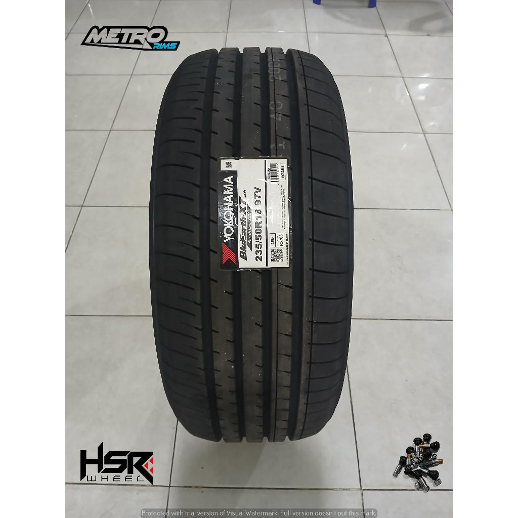 ban import oem mobil alphard vellfire ring 18 235/50 yokohama bluearth XT-AE61 ukuran 235 50 R18