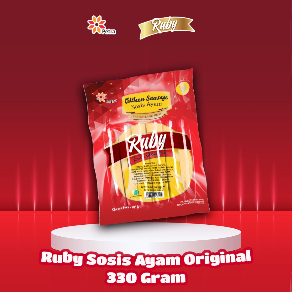 

Ruby Sosis Ayam Original 330 Gram