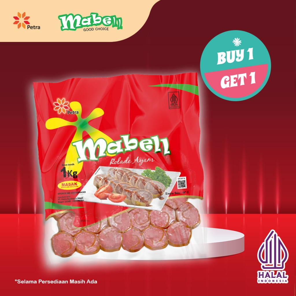 

Mabell Rolade Ayam 1000 Gram Promo Beli 1 Gratis 1