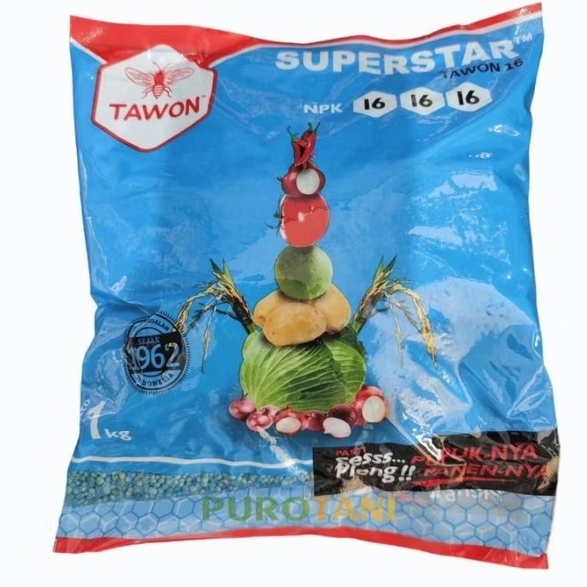 PUPUK NPK 16 16 16 CAP TAWON