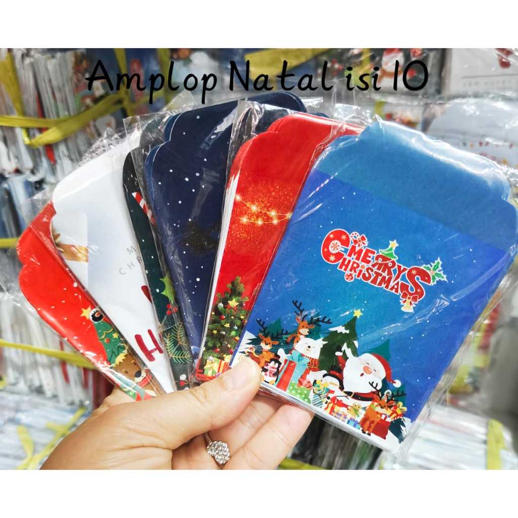 

Amplop Natal 10 lembar/ Amplop Tahun baru / Amplop Christmas / Amplop New Year 2025