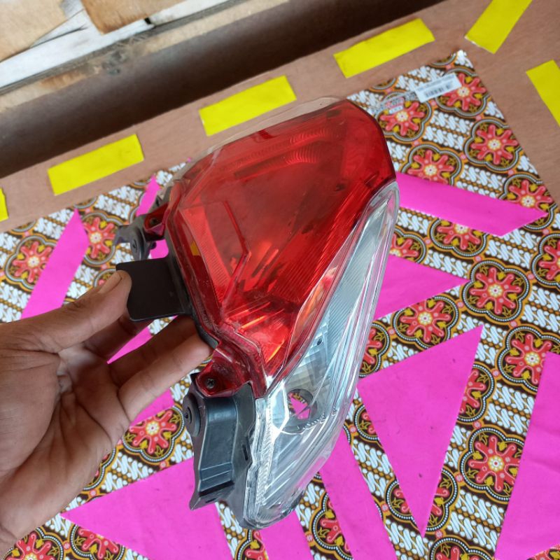 lampu stop rem belakang stoplamp honda beat fi esp led new. original siap pakai