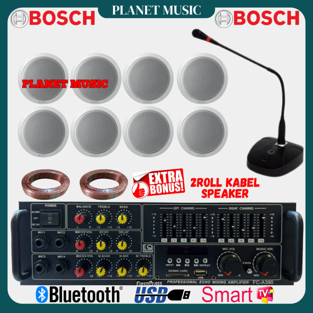 Paket Speaker Ceiling BOSCH / Paket Speaker Ceiling Or Plafon BOSCH / Paket ( 8 Speaker )