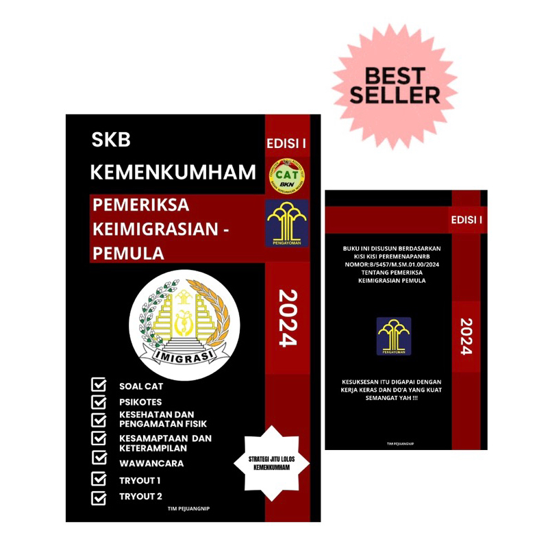 BUKU SKB KEMENKUMHAM PEMERIKSA KEIMIGRASIAN PEMULA