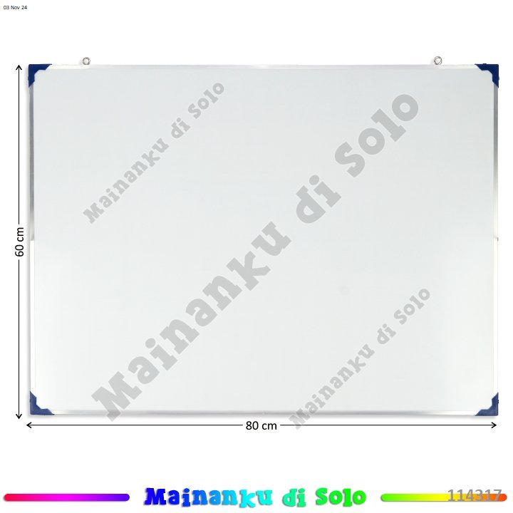 

[Mainanku] Papan Tulis Kayu Bolak Balik 60x80 cm