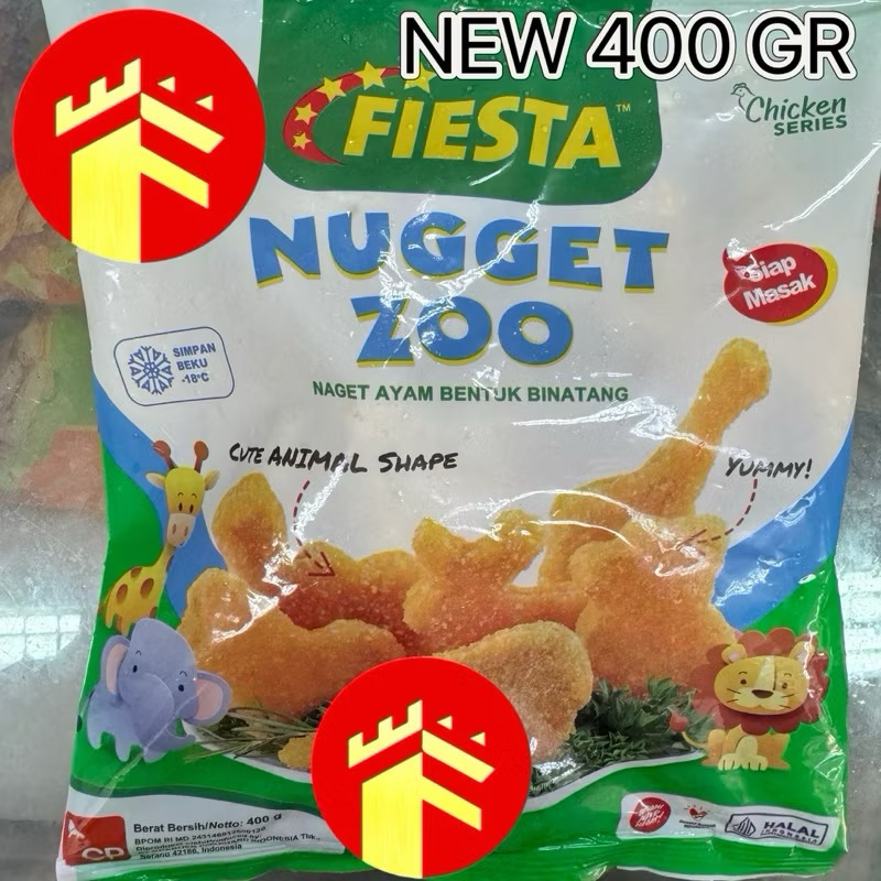 

FIESTA CHICKEN NUGGET ZOO DINO 123 CHEESE 500 GR