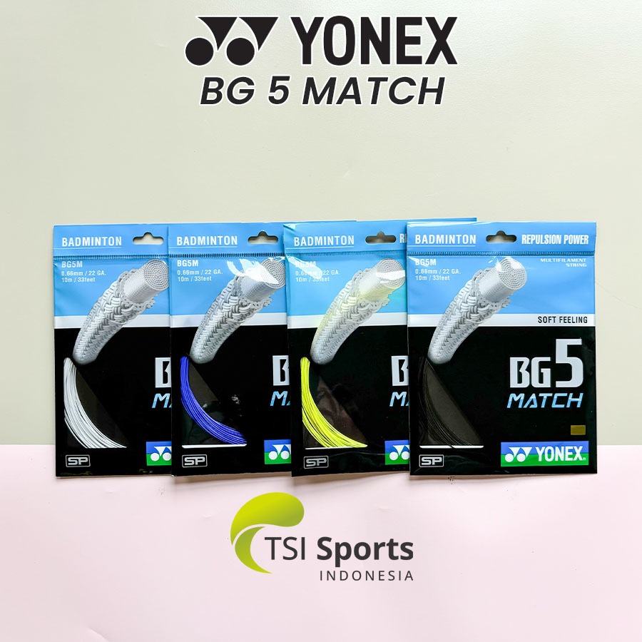 RB Senar Badminton Yonex BG5 Match / BG 5 Match Original