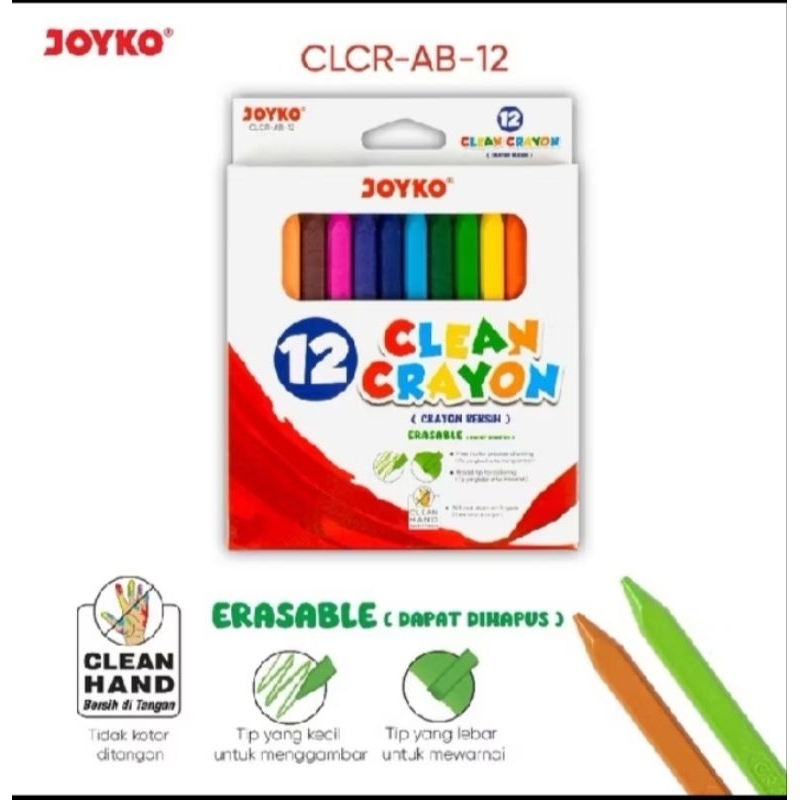 

clean crayon joyko CLCR12 AB