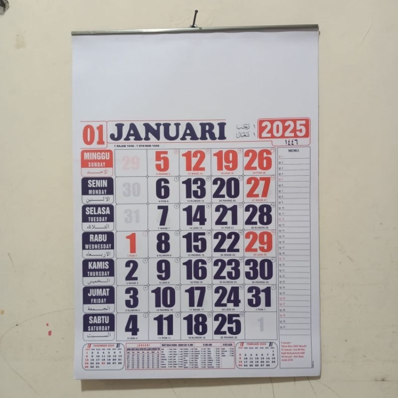 

kalender kerja besar DS ARAB 2025