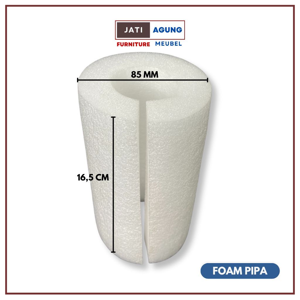 FOAM PIPA PE  (DIAMETER 85 MM)