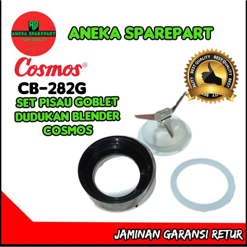 sparepart set pisau goblet dudukan blender cosmos cb-282g