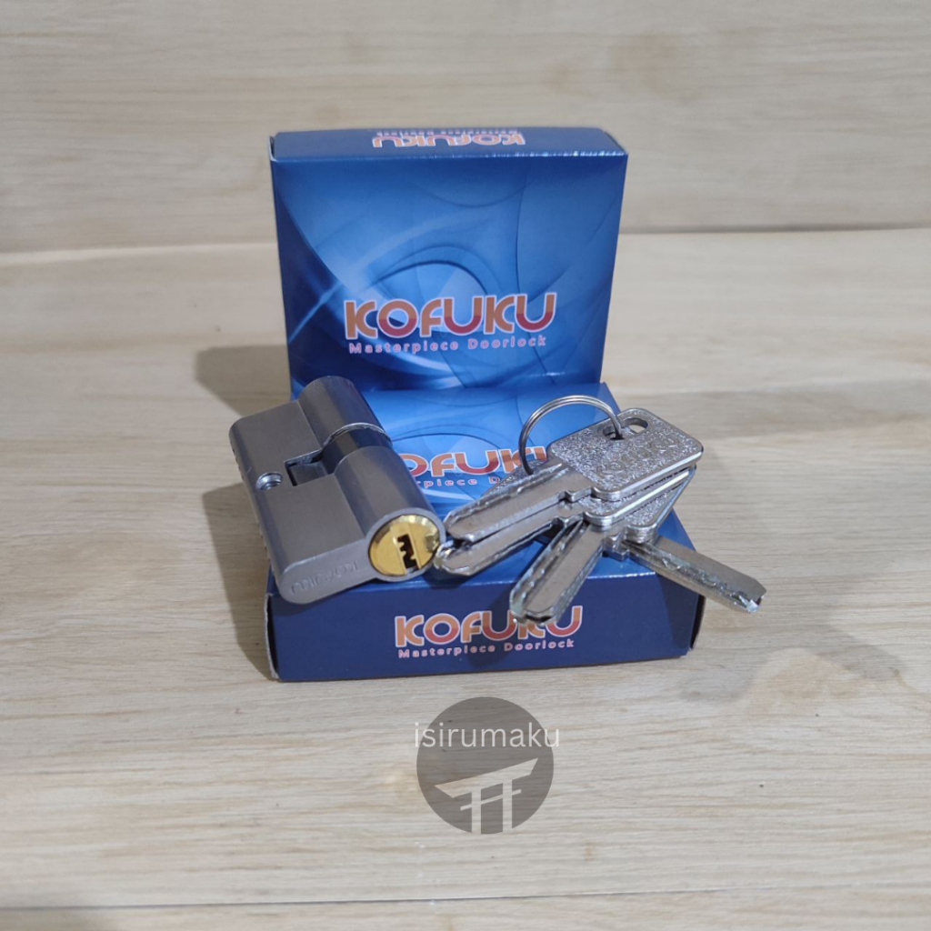 Silinder / Cylinder Kunci / Pintu Kofuku Kuningan Kecil / Besar