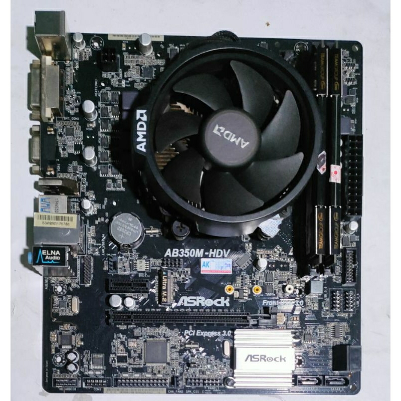 Mobo AB350M AMD AM4 chipset B350 bukan A320M