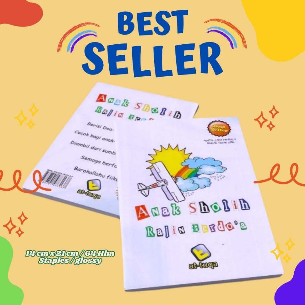 Buku Anak Sholeh Rajin Berdoa Attuqa Buku Doa Harian Anak Lengkap