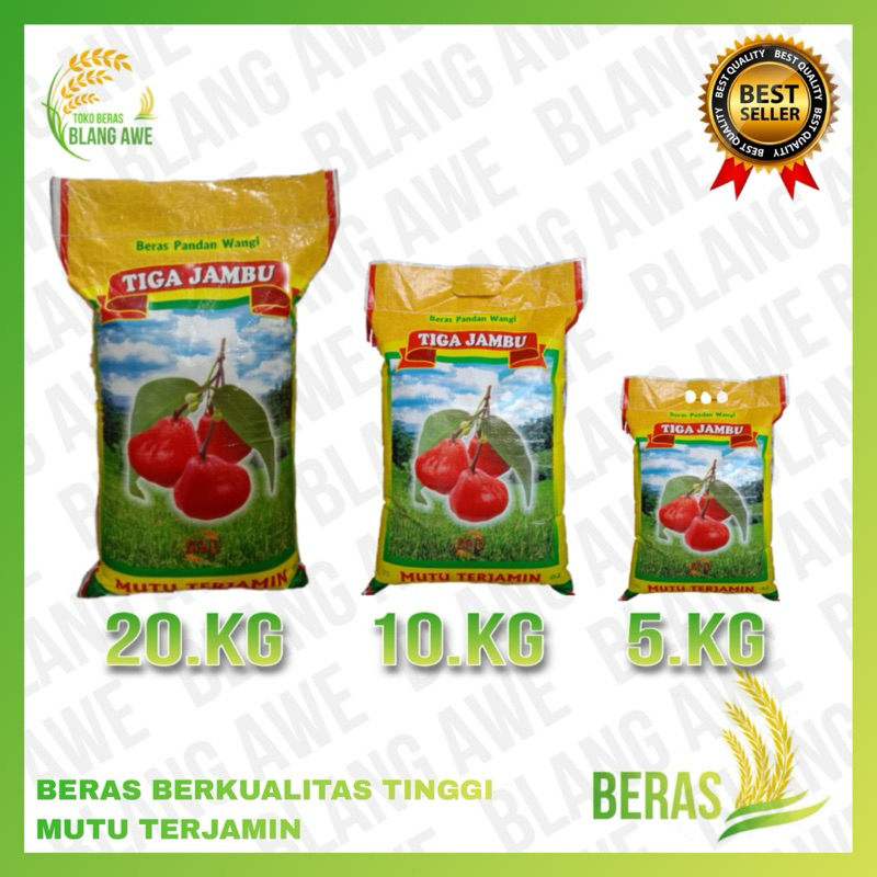 

BERAS PANDAN WANGI TIGA JAMBU 5KG 10KG 20KG