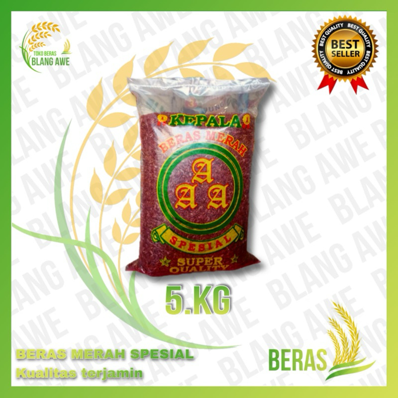 

BERAS MERAH 5KG PK(pecah kulit)