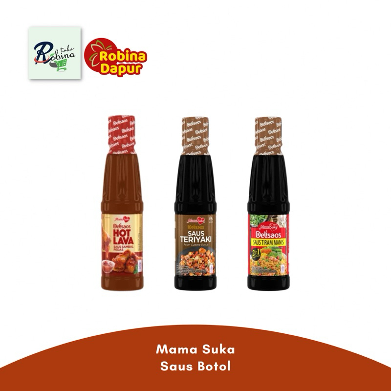 

Mama Suka Saus Tiram Teriyaki Hot Lava Botol