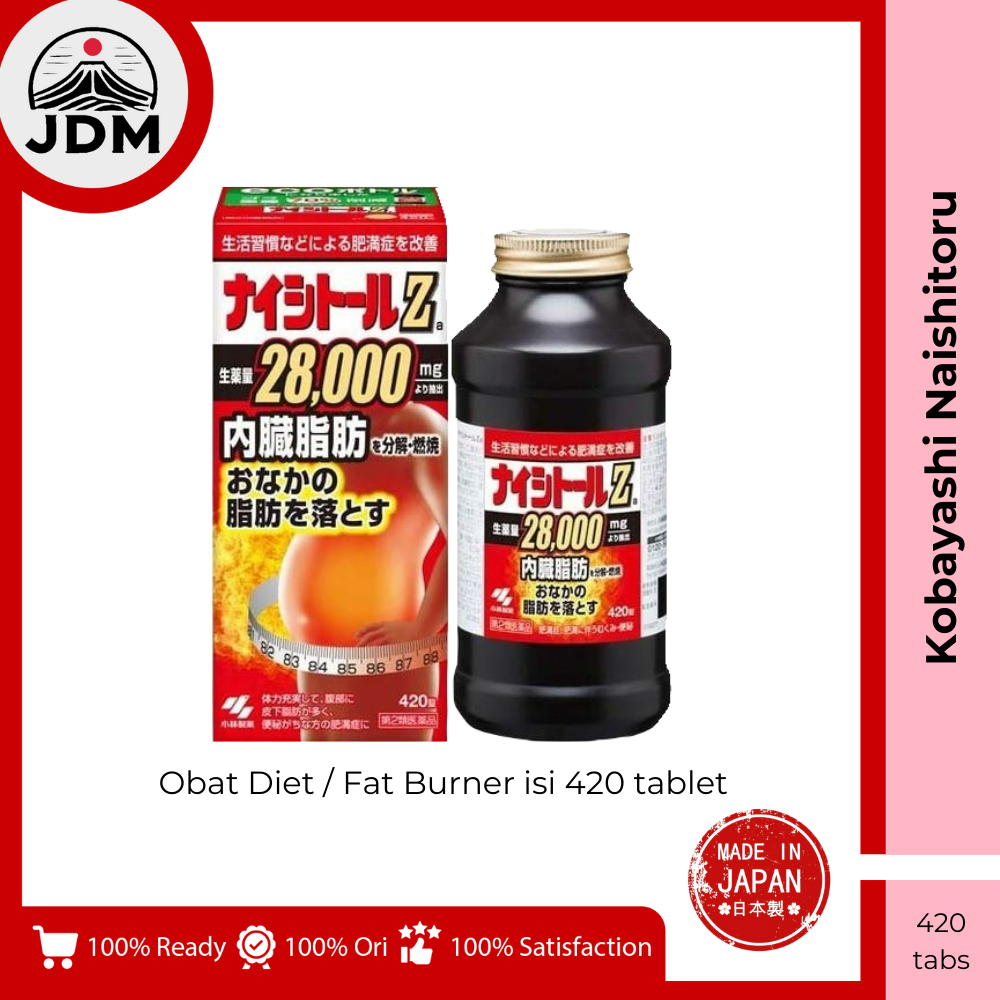 JDM - Kobayashi Naishitoru/Kobayashi Naishitol ZA Obat Diet 315/420 Tablets 100% Original Asli Japan