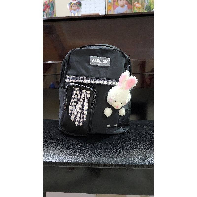 Tas Kelinci | Tas ransel anak | tas anak peremphan | tas gambar kelinci | tas boneka | tas gemes | t