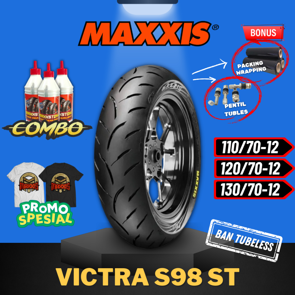 RB [READY COD] BAN MAXXIS VICTRA RING 12 / RING 13 / RING 14 TUBELESS (70/90 - 80/90 - 90/90 -