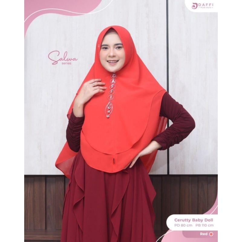 KHIMAR SALWA Daffi Hijab Instan Double Layer Simple Premium