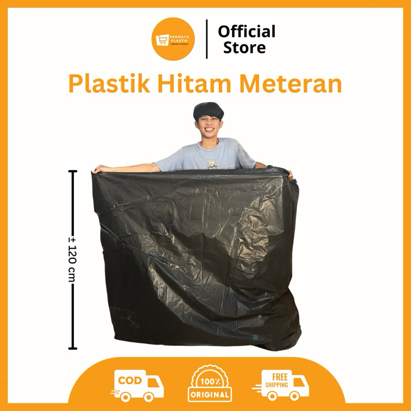 Plastik Hitam Terpal Meteran