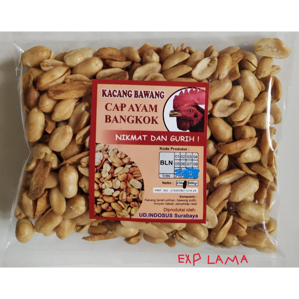 

Kacang Bali / Kapri enak gurih renyah ( Kacang bawang/Kacang bangkok ) 250 gr Cap Ayam Bangkok