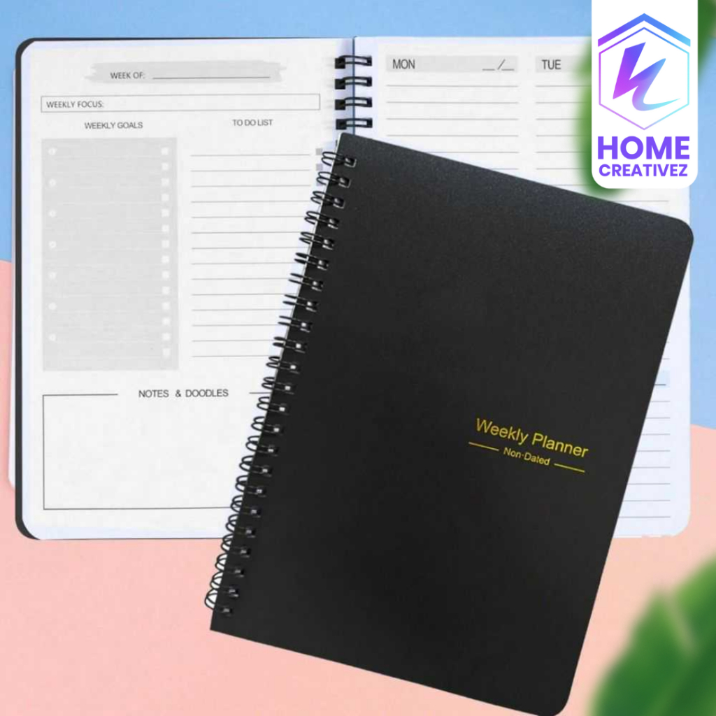 

Homecreativez-JADATE Buku Catatan Mingguan Weekly Planner Note 52 Sheets