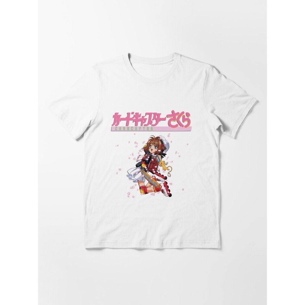 Kaos Cardcaptor Sakura Roller Skates Logo Tshirt