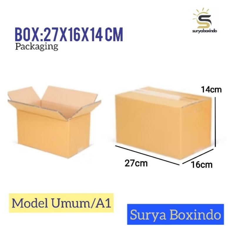 

Box 27x16x14 cm {MD} Doublewall/Kotak/Kardus/boxnormala1/amdk/karduskemasan/tinggi10/boxkemasan