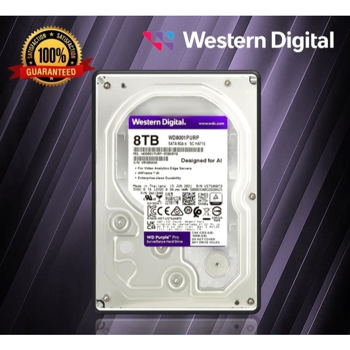 Hard Disk WD Purple 8TB SATA