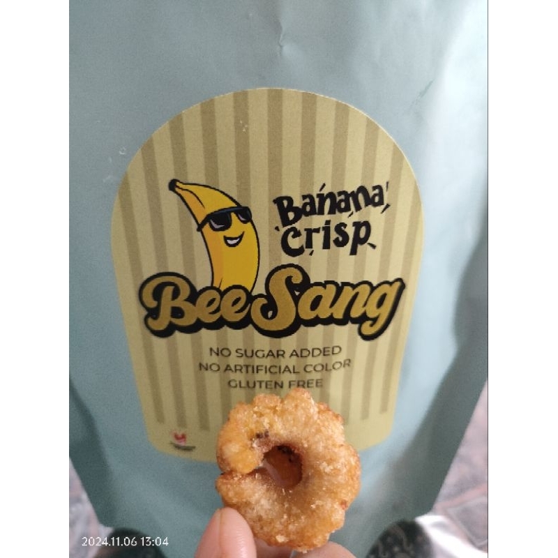 

BEE SANG BANANA CRISP 120GR SNACKS PISANG TANPA GULA TANPA TEPUNG (GLUTEN FREE) CEMILAN SEHAT UTK TAMU SOUVENIR KADO HAMPERS PARCEL
