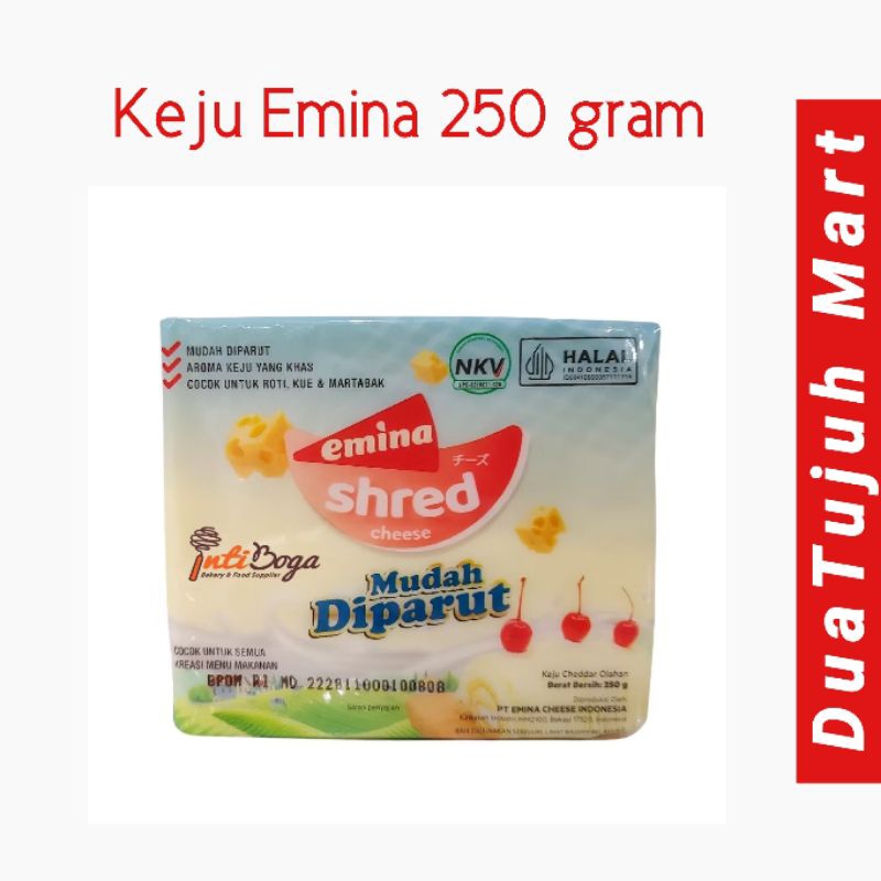 

Emina Shred Keju Mudah Diparut 250 gram