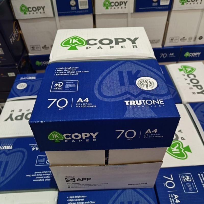 

(1 DUS ) KERTAS A4 70 GRAM COPY PAPER DAN F4 75 GRAM COPY PAPER