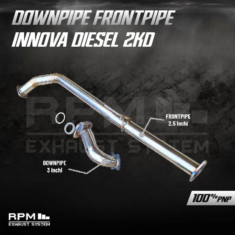 DOWNPIPE FRONTPIPE INNOVA DIESEL 2KD