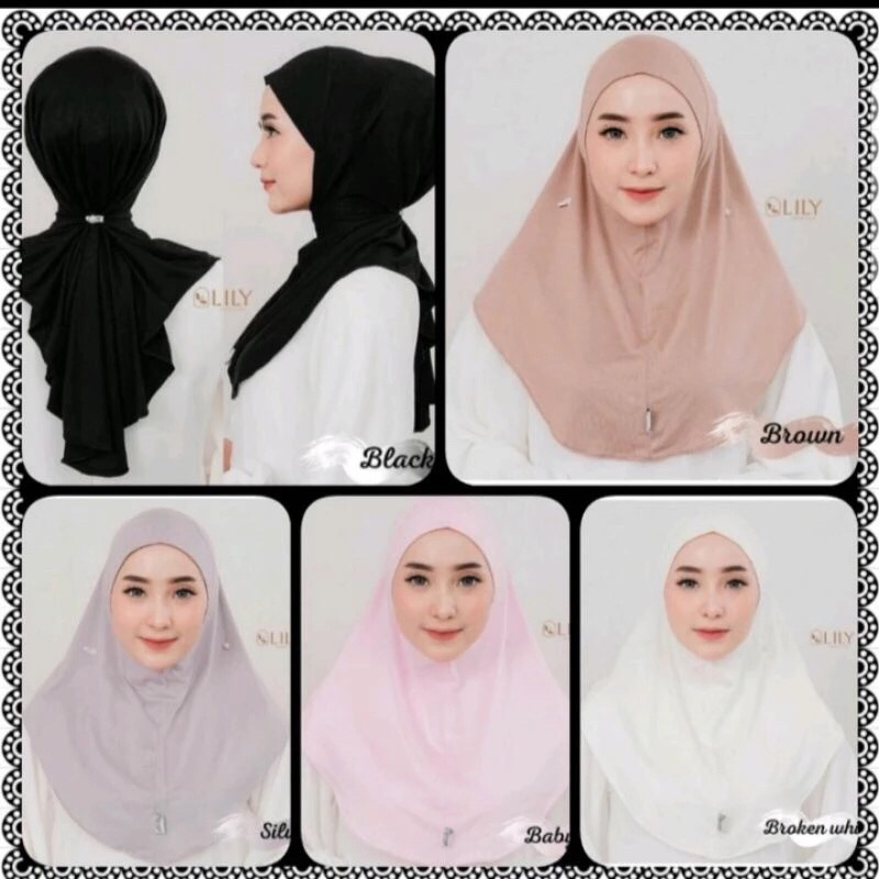 MAM HIJAB-inner kancing 2in1 menutupi dada /ciput sport