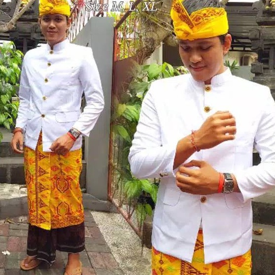 TREND TERKINI Baju safari bali  Baju bali pria